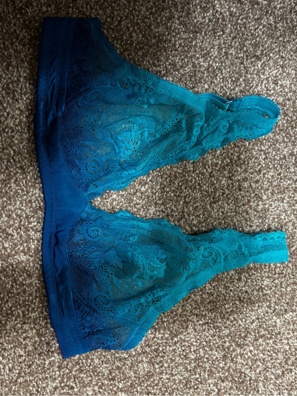 Cosabella Teal Lace Bralette